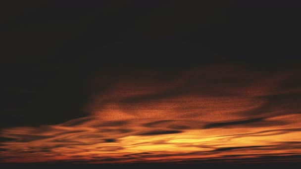 4k timelapse correndo nuvens ao nascer do sol, Vindo de uma distância, Dawn Scene . — Vídeo de Stock