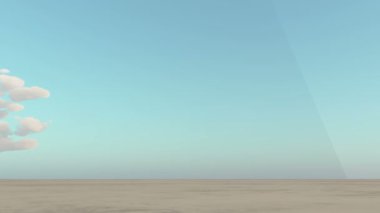 4k büyük kitle uçan üzerinde geniş ovalar bulutlar..