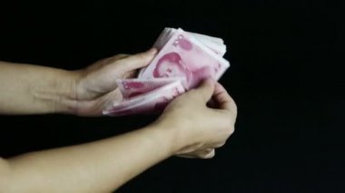 Para Rmb, iş sayma.