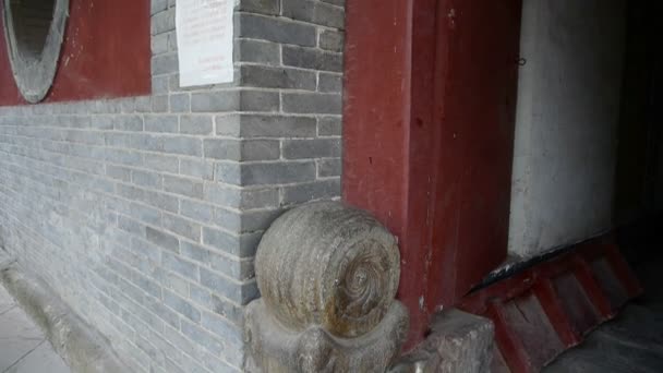 中国古代建筑、 雕梁、 画栋. — 图库视频影像