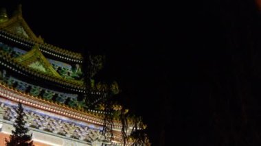 Muhteşem bir saray. Pekin 'in Yasak Şehir Kulesi Panaromisi. Büyük W