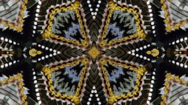 Güzel Asya Çin Oriental geleneksel pattern.four ardışık fraktal ka