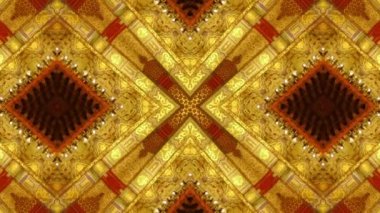 Güzel Asya Çin Oriental geleneksel pattern.four ardışık fraktal ka