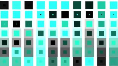 4 k vj kare neon ışık dizi matris arka plan ve küp büyük veri veritabanı zemin