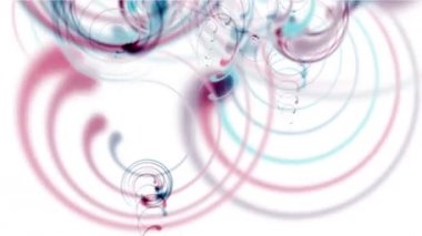 4 k soyut sarmal curl eğrisi, çizgili girdap çizgiler, siklonlar Rüzgar tüneli neon.