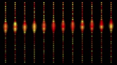 satır, vj neon ışık arka plan yapılmış 4 k Parlatıcı nokta.