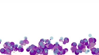 4k yeşil nokta kadar float, Parlatıcı parçacıklar ve daire, vj arka plan.