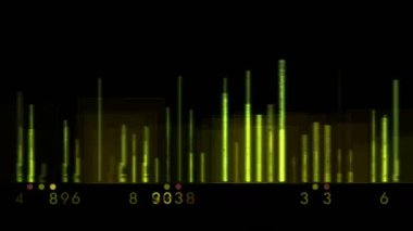 4 k ses ekolayzer, müzik ritim birim, hoparlörler dalgalar spektrum, kalp hızı, vj.