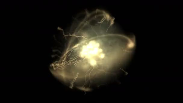 4k rotation tech énergie & torche dynamique rayons fibre lumière arrière-plan .