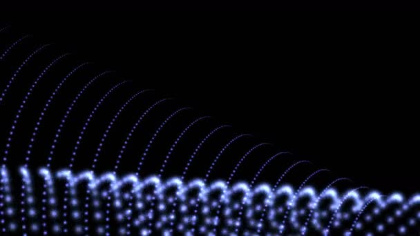 4k abstrait pointe de tissage onde ligne fond, musique rythme points toile de fond 