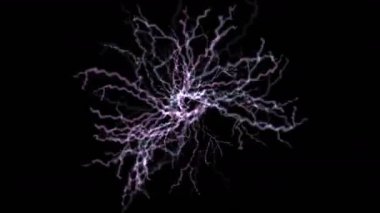 4k fırtına parçacık doğa, bilim kurgu gerilim havai fişek yıldırım.