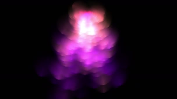 4k flor pétalo flor fondo, fuente cascada agua líquida fuegos artificiales . — Vídeos de Stock