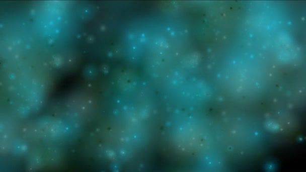 4k Universo abstrato galáxias nebulosa, nuvens poeira, micróbios partículas pano de fundo . — Vídeo de Stock