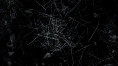 cam 4 k donma etkisi izleri kırık kırık, zarar, boks buz windows vur.