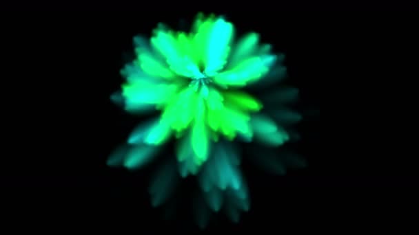 4k квітка пелюстка розквіт фону, фонтан водоспад рідка вода феєрверк . — стокове відео