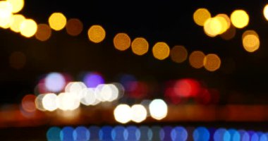 4 k Çalkalamalı aydınlatma geceleri, Üstgeçit, trafik jams.illusion rüya üzerinde çok araba.