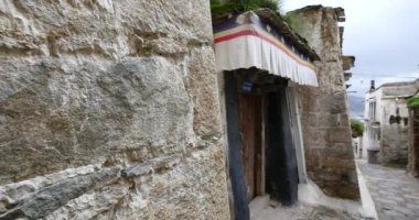 4 k lhasa drepung Tibet, ünlü Tibet Tapınağı.