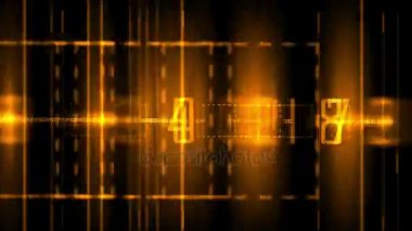 4 k iş dijital matris ışık karakter, ışınları satırları sayı kodlama çapraz ateş.