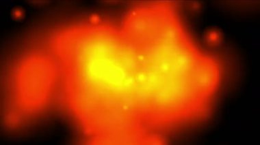 4 k Bubble Patlama, havai fişek ateş parçacıkları, sıcak ışık erime eritme alev.