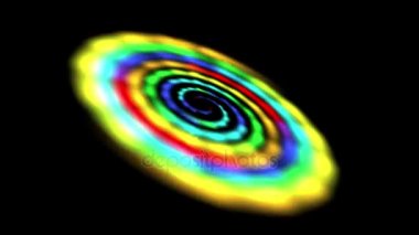 4 k gökkuşağı galaxy alan, girdap girdap evren, Samanyolu, solucan deliği zaman tüneli.