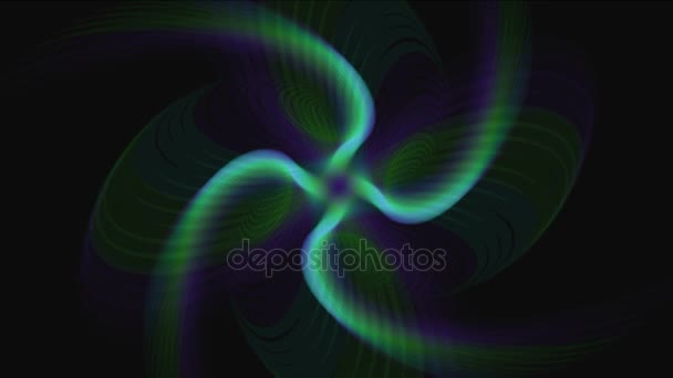 4k abstrait tourbillon étoile motif fleur fond, espace lumière, énergie du moulin à vent .