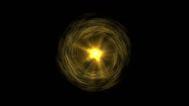 4 k Star ışınları ışık, evren gökada enerji alanı, duman havai fişek parçacıklar lazer