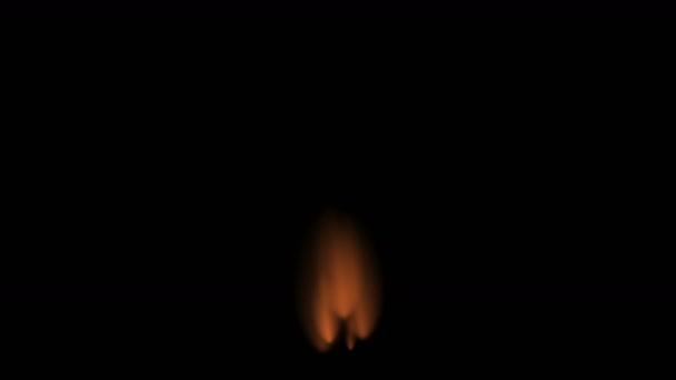 4k Gasherde, heißes Feuer brennenden Hintergrund, abstrakte Partikel Rauch Macht Energie. — Stockvideo