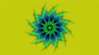 4 k Özet anlamak dişli çiçek desen arka plan, ışık alan, yel değirmeni enerji.