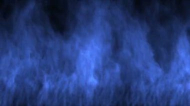 4k mavi ateş, alev yanan gaz ışık, enerji ısı sıcak tutku arka plan.