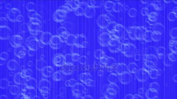 4k Абстрактний феєрверк світлі крапки фон, частинка міхура, спорожниця бактерій — стокове відео