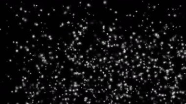 4 k düşüyor toz parçacıklarının kar, kar tanesi havai fişek, bakteriler mikroplar arka plan