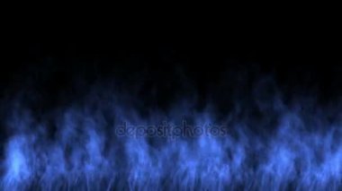 4k mavi ateş, alev yanan gaz ışık, enerji ısı sıcak tutku arka plan.