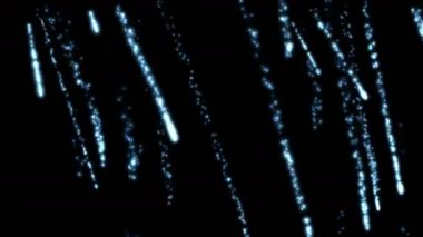 düşen, patlama bombalama 4 k soyut havai fişek meteor göktaşları su hattı.