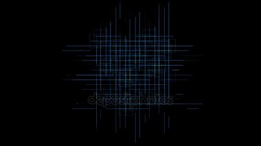 4 k soyut teknik elektrik hatları şebekesi, sanal bilgisayar elektrik devresi arka plan.