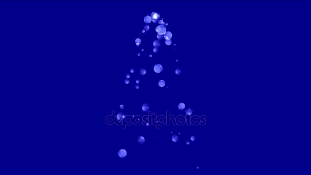 4k Bubble blister pearls fish roe,fountain spray liquid rain glass shower. — Stock Video