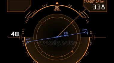 4 k Radar Gps sinyali teknoloji perde göstermek, bilim bilim-kurgu veri bilgisayar gezinti