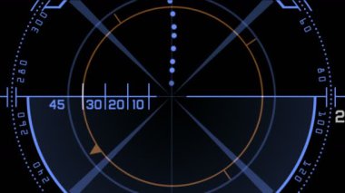 4 k Radar Gps sinyali teknoloji perde göstermek, bilim bilim-kurgu veri bilgisayar gezinti