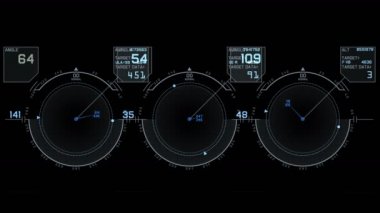 4 k Radar Gps sinyali teknoloji perde göstermek, bilim bilim-kurgu veri bilgisayar gezinti