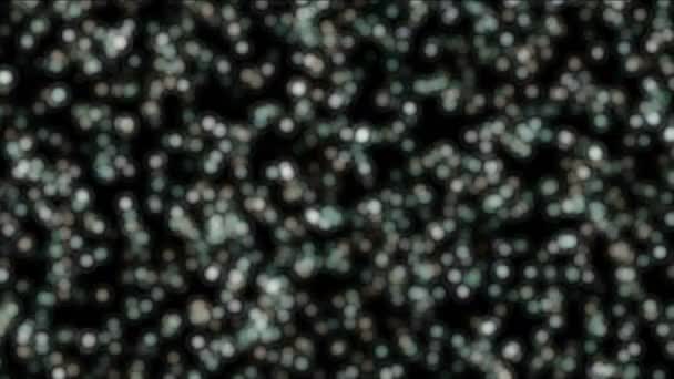 4k Abstract art particles, cell dots egg bacteria microbe spores background . — Vídeo de Stock