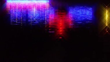 yansıma gölde görkemli aydınlatma ile.