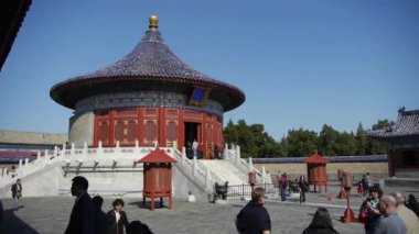 Çin-Eyl 08, 2016:Temple Beijing.China'nın Kraliyet antik Mimarlık.