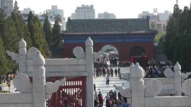 Çin-Eyl 08, 2016:Beijing ibadet sunak, Çin'in kraliyet antik mimari.