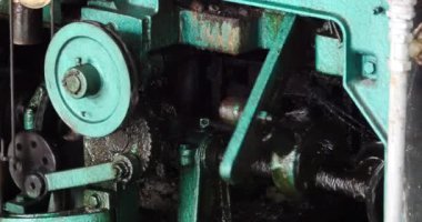 4 k karmaşık hassas Sanayi makineleri işlemi, çalışma yatak ve eksen.