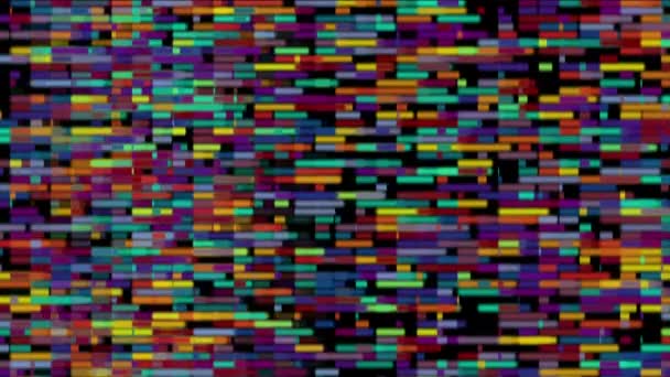 4 k 砖头块背景、 大数据信息艺术墙、 存储技术. — 图库视频影像