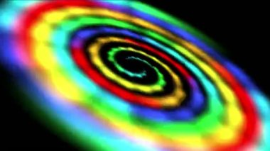 4 k gökkuşağı galaxy alan, girdap girdap evren, Samanyolu, solucan deliği zaman tüneli.