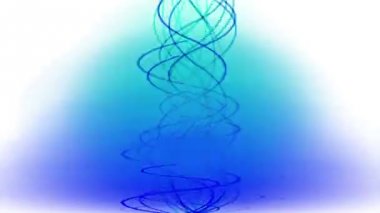 4 k altın sarmal Yangın hattı duman, enerji sinyalleri, sıcak kızdırma ritim titreşim dalga.