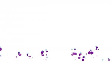 4k yeşil nokta kadar float, Parlatıcı parçacıklar ve daire, vj arka plan.