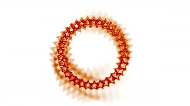 Aura delik tüneli, vj arka plan yapılmış 4 k mavi yıldız.