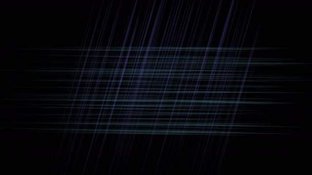 4k Cross laser lines fundo de fibra, rede de dados de malha, ciência geométrica . — Vídeo de Stock