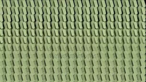 4k Zipper capsule shape background,textiles material,armor weaving,3d printing. — Stock Video